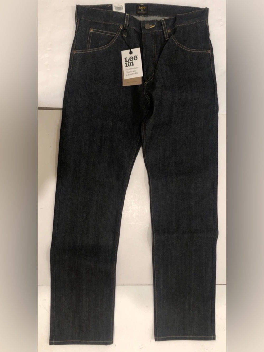 NWT LEE 101Z Jeans Selvage  28 X 32 Sanforized Japanese Fabric Made In Italy
